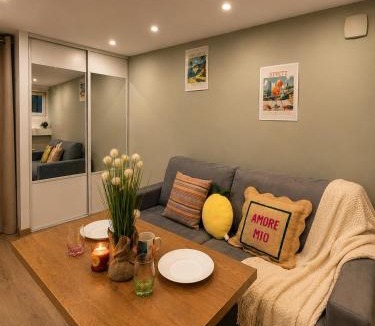 Liberation Apartment | Studio cocooning Clim Lave-linge séchant