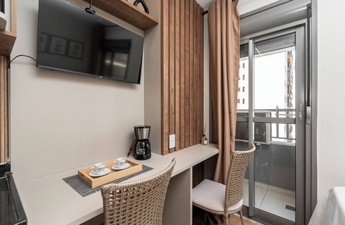 Vila Pompeia Apartment | Studio com Academia a 350 m do Allianz Parque