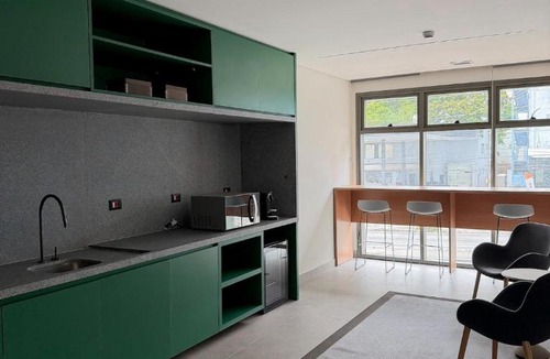 Brooklin Paulista Apartment | Studio com varanda, piscina, academia e coworking