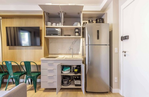 Perdizes Apartment | Studio Completo a 5min do Allianz e Pacaembu GP34