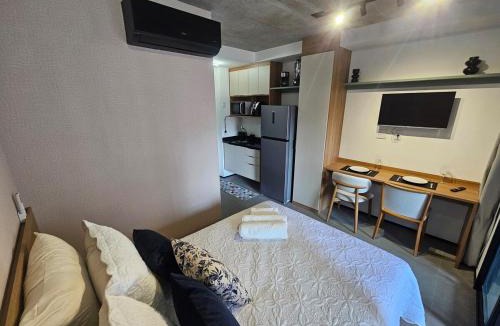 Brooklin Paulista Apartment | Studio Completo com Varanda - Brooklin
