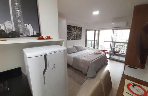 Republica Apartment | Studio Concept Complete Center of São Paulo