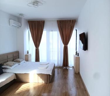 Mamaia-Sat Apartment | Studio cu Vedere la Mare-Sea View Tomis Villa Promenada