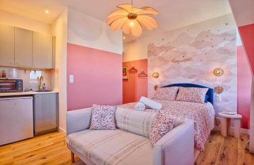 Houlgate Apartment | Studio douillet Vue Mer avec parking dans Villa Belle Époque à Houlgate