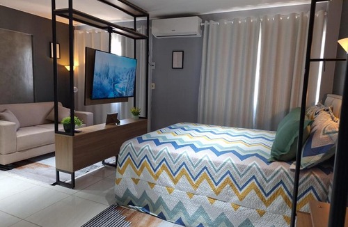 Centro - A Apartment | Studio Elegante - Completo - AC - Garagem