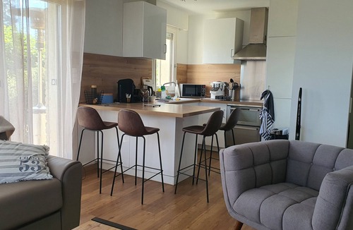 Benerville-sur-Mer Apartment | Studio en rez de Jardin, à 5mn de la Plage et des Commerces