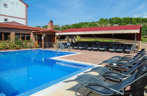 Caska Apartment | Studio flat with a swimming pool Caska, Pag (AS-4109-b)