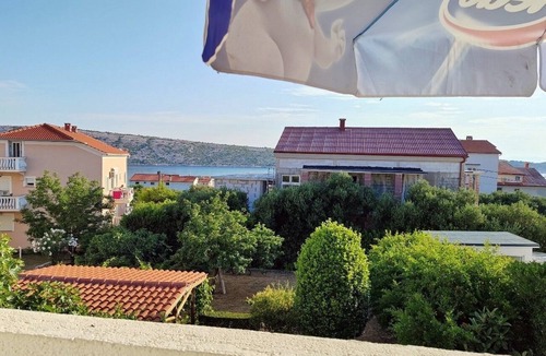 Barbat na Rabu Apartment | Studio flat with balcony and sea view Barbat, Rab (AS-22217-a)