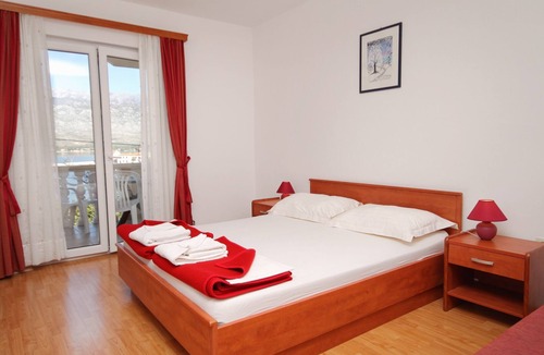 Vinjerac Apartment | Studio flat with terrace and sea view Vinjerac, Zadar (AS-3248-e)