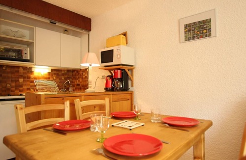 Chantemerle Apartment | Studio for 4 in Serre-Chevalier with balcony, parking, pets allowed