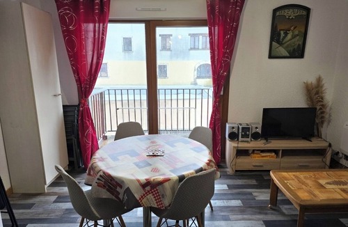 Les Rousses Apartment | Studio for 4 people in village center, ski shuttle nearby.