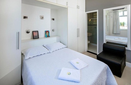 Leme Apartment | Studio front ocean view in Leme for 2 people