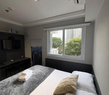 Lapa de Baixo Apartment | Studio funcional próximo ao Allianz Parque com piscina e coworking