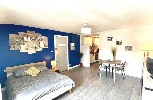 Moissac Apartment | Studio hyper-centre Moissac 30 m2 Calme Cour intérieure vélos logement entier