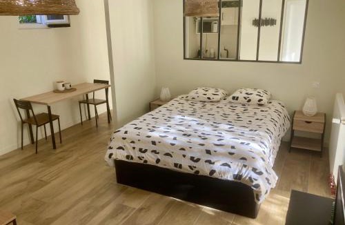 Andrezieux-Boutheon Apartment | Studio indépdendant dans un parc verdoyant avec piscine