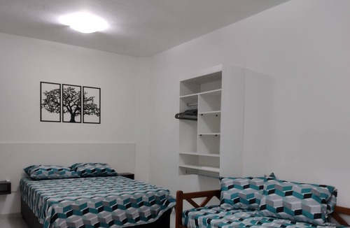 Ponta da Praia Apartment | Studio/kitnet with exit to Santos beach