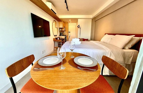 Leblon Apartment | Studio Leblon - Christ view, new, pool and gym