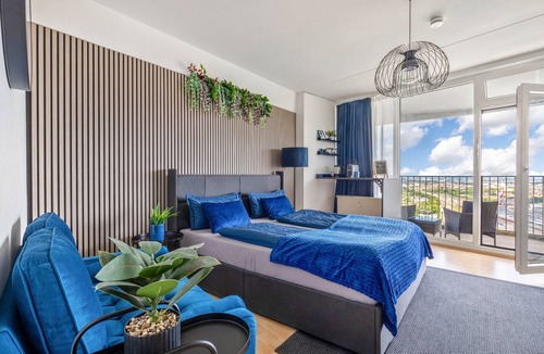 Antonsviertel Apartment | Studio 'Loft 28 Blue' with Balcony and Wi-Fi
