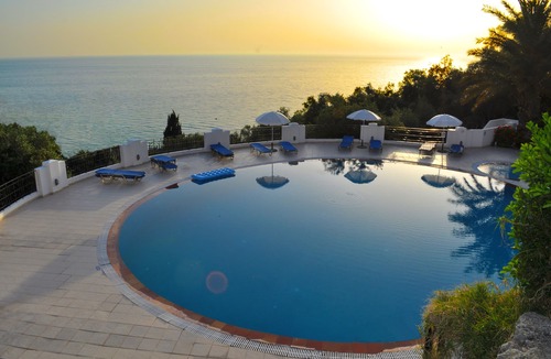 Agios Gordios House | Studio mit Pool Maria am Agios Gordios
