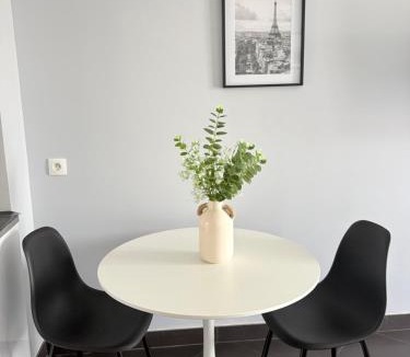 Les Pavillons-sous-Bois Apartment | Studio Moderne Zen