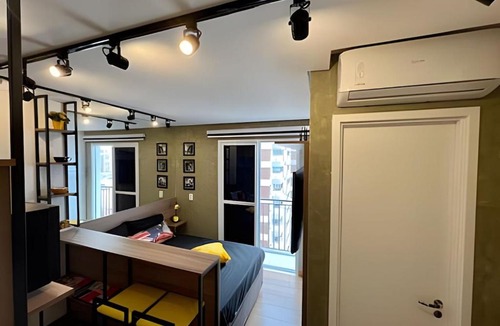 Bela Vista Apartment | Studio moderno com Ar e silencioso no 15 andar