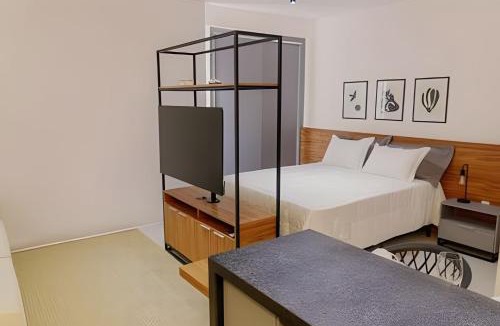 Sao Conrrado Apartment | Studio Moderno com Internet e Garagem.