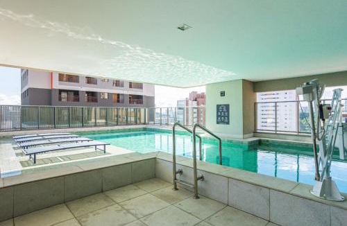 Sao Paulo Apartment | Studio Moderno com Piscina a 5 min a pé do Nubank Parque-107