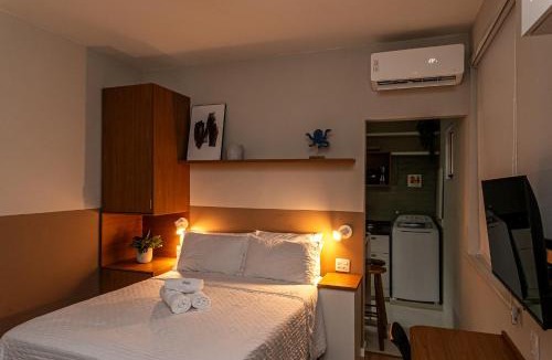 Largo do Machado Apartment | Studio Moderno e aconchegante a 100m do metrô, 700m da Praia e do Aterro do Flamengo, conforto e tranquilidade no coração do Rio!