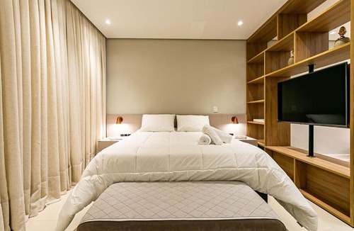 Centro Apartment | Studio moderno em condomínio com infraestrutura de clube CA13I