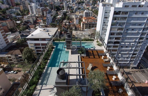 Rio Branco Apartment | Studio moderno no Rio Branco com rooftop e lazer