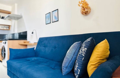 Graminha Apartment | Studio no Centro com Academia, Piscina e Varanda