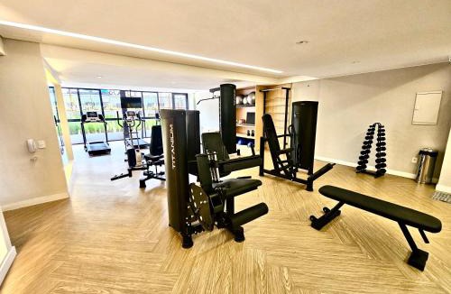 Vila Olimpia Apartment | Studio Novíssimo Vila Olímpia! Piscina Academia Wifi TV LCD CoWorking Portaria 24h! 10min Congonhas!