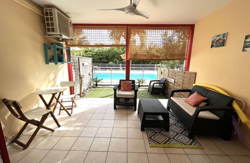 Orient Bay Apartment | Studio ô Soleil, in the heart of Orient Bay Park, on the beach