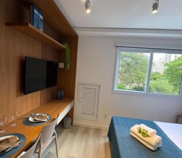 Lapa de Baixo Apartment | Studio perto do Allianz Parque - piscina e estacionamento público e rotativo