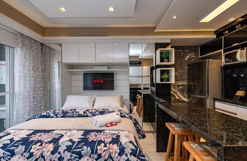 Matriz Apartment | Studio Premium com Garagem no 28º andar - MID2809
