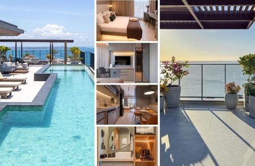 Graca Apartment | Studio Premium Rooftop e Piscina Vista Baía com Garagem