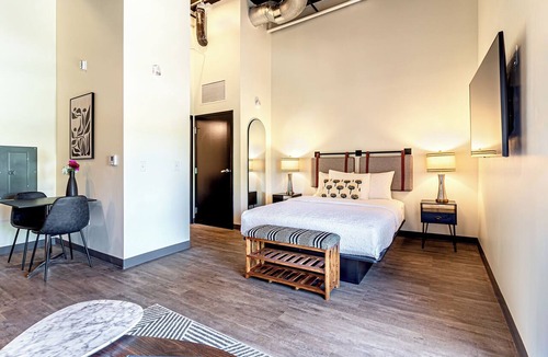 Madison Hotel | Studio queen with views of Lake Monona in the heart of downtown Madison