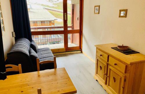 Arc-2000 Apartment | Studio ski aux pieds pour 3 pers à Arc 2000, proche commerces - FR-1-411-458