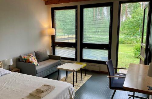 Sulkava Apartment | Studio Sulkava - Cozy studio with sauna and yard
