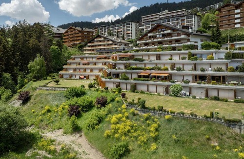 Randogne Apartment | Studio Terrasse Des Alpes 615 by Interhome
