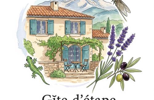 Vitrolles-en-Luberon Apartment | Studio Vitrolles en Luberon Petit-déjeuner inclus
