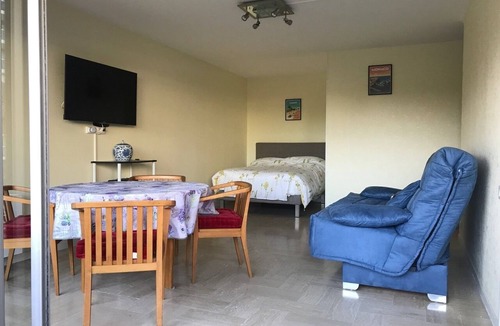 Mandelieu-la-Napoule Beach Apartment | Studio with swimming pool close to the beach, secure residence, shops