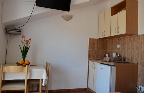 Bigovo Apartment | Studio with a private sea view balcony