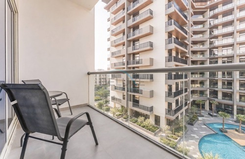 Al Barsha Apartment | Studio with Balcony and Views, Just 20-Minute Drive to JBR Beaches