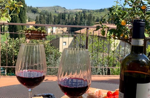 San Donato in Poggio Condo | STUDIO WITH BALCONY AND POOL: The Compagnia del Chianti