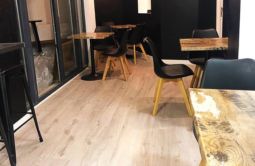 Paseo de Almeria Apartment | Studio with kitchen and private bathroom.