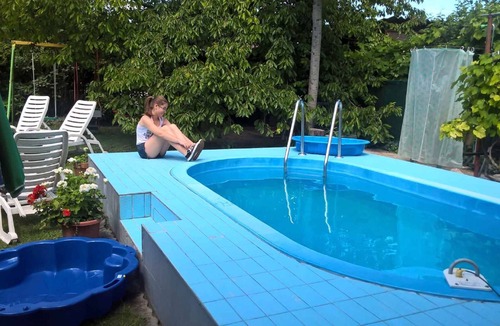 Keszthely Apartment | Studio with pool complex and air conditioning