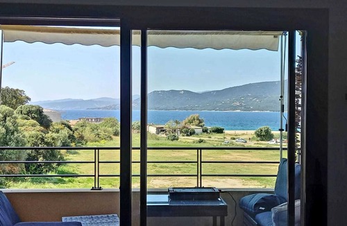 Propriano Apartment | Studio with sea view and parking 2 steps from downtown