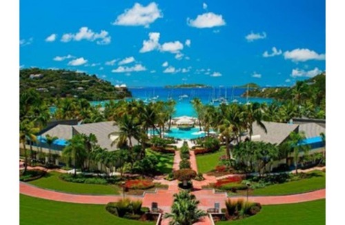 Estate Chocolate Hole and Great Cruz Bay Resort | Studio with stunning views of Great Cruz Bay in beautiful Westin Resort St. John