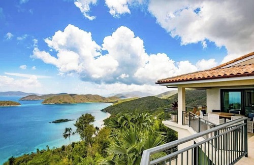 Maho Bay Quarter Villa | Stunning 6BR Villa: Private Pool & Ocean Views!